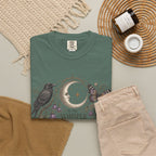 Whisper of the Wild T-Shirt — Moon, Raven & Mushroom Nature Graphic
