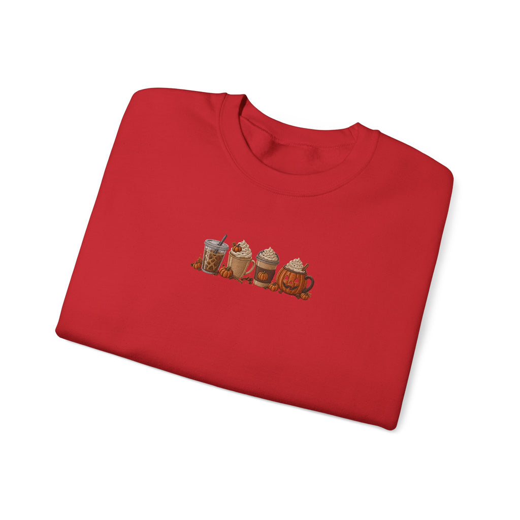 Cozy Camping Crewneck Sweatshirt — Niedliches Cartoon-Lagerfeuer-Freunde-Design