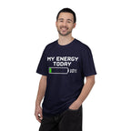 My Energy Today 10% T-Shirt — Low Battery Funny Graphic Tee
