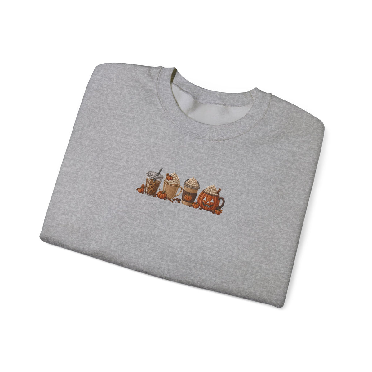 Cozy Camping Crewneck Sweatshirt — Niedliches Cartoon-Lagerfeuer-Freunde-Design