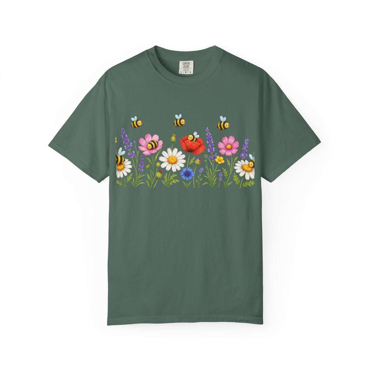 Wildflower Bee Garden T-Shirt