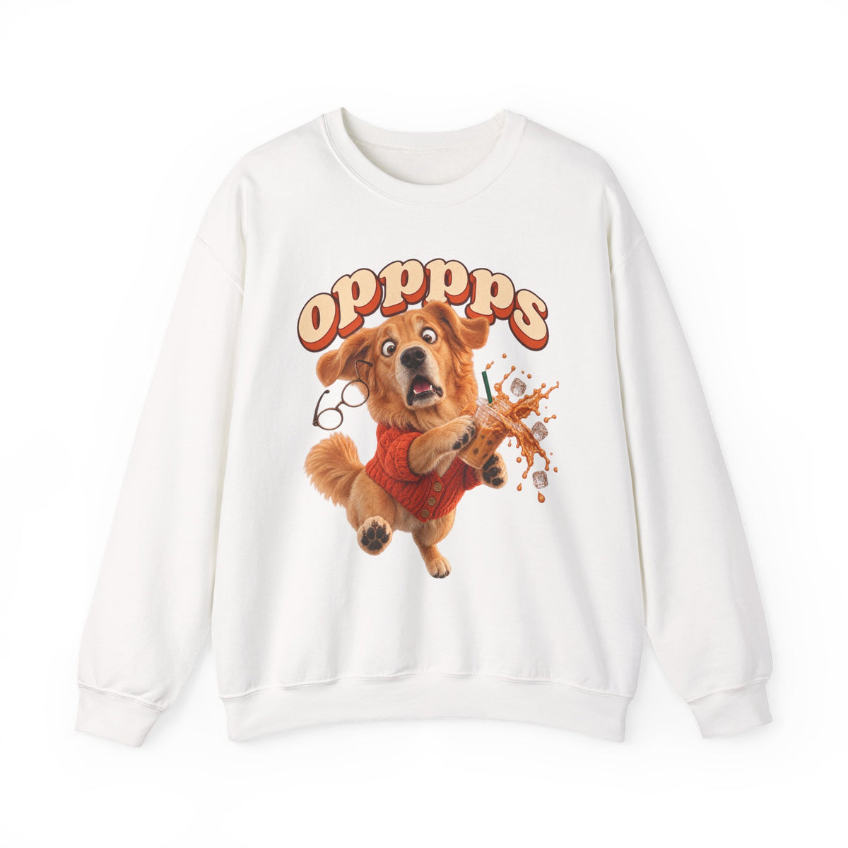 Oops! Puppy Mess Graphic Sweatshirt