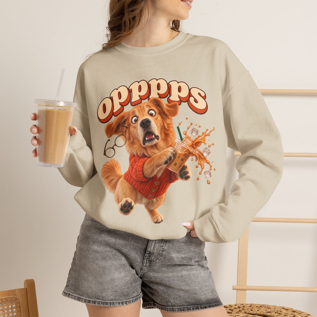 Oops! Puppy Mess Graphic Sweatshirt