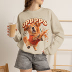 Oops! Puppy Mess Graphic Sweatshirt