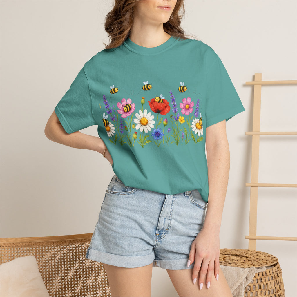 Wildflower Bee Garden T-Shirt