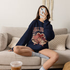 Vintage-Sweatshirt mit Rundhalsausschnitt zum Valentinstag – „All Heart“ romantisches Motiv