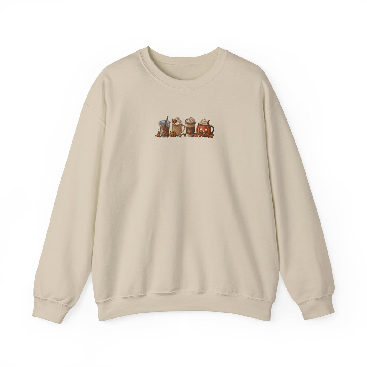 Cozy Camping Crewneck Sweatshirt — Cute Cartoon Campfire Friends Design
