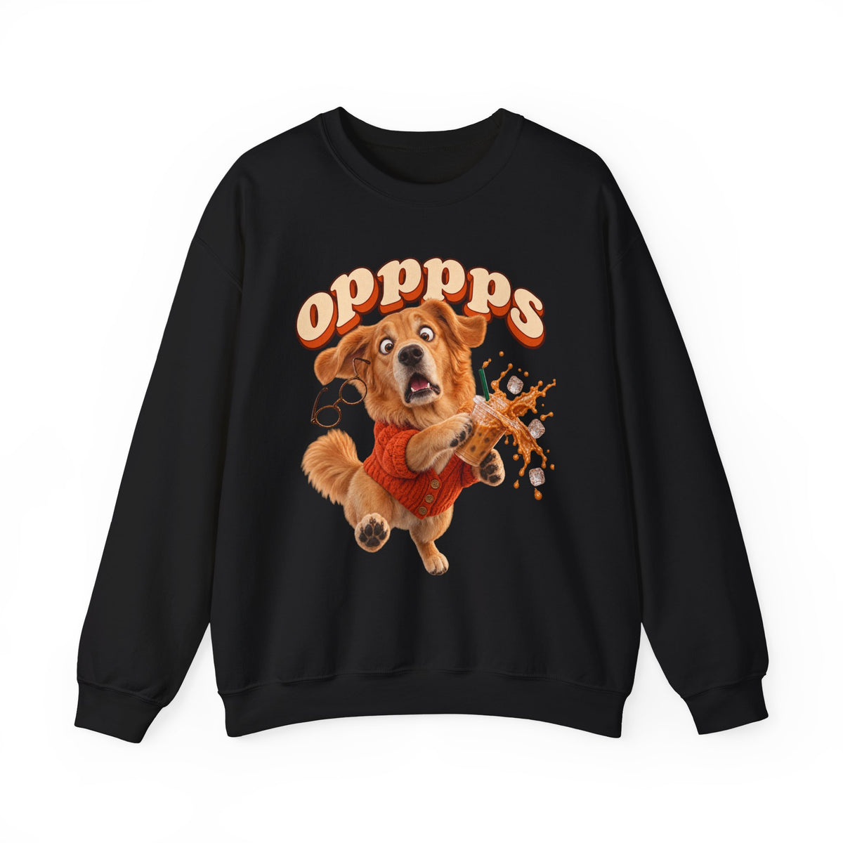 Oops! Puppy Mess Graphic Sweatshirt