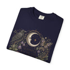 Whisper of the Wild T-Shirt — Moon, Raven & Mushroom Nature Graphic