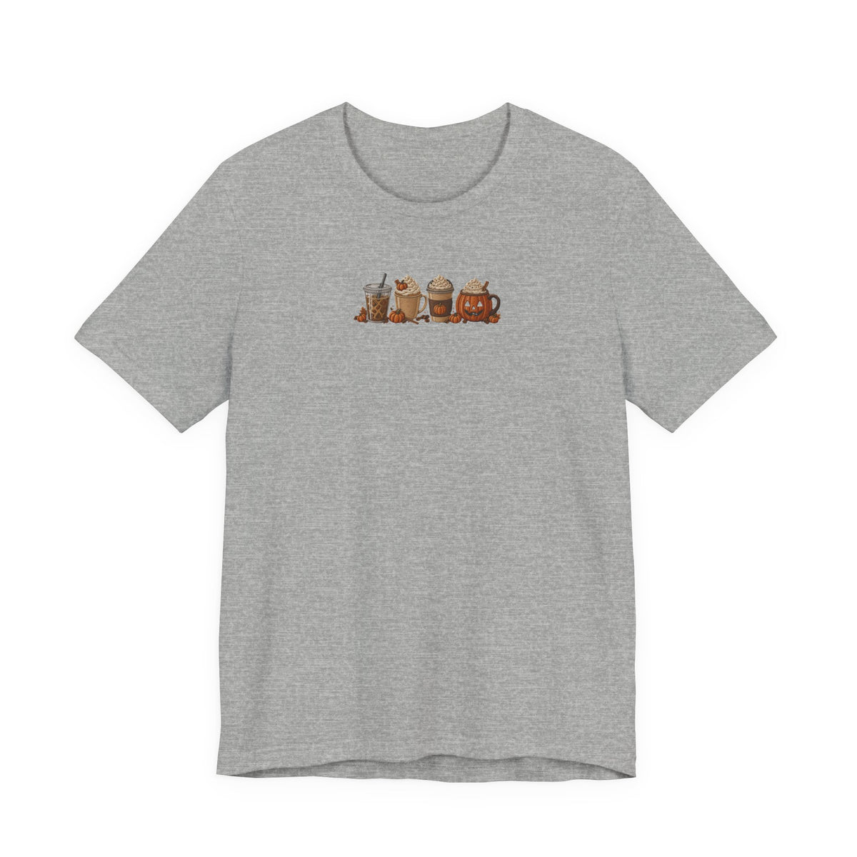 Coffee Crew Cute Graphic Tee — Espresso, Latte & Mocha Cartoon Shirt