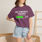 Loading Bar T-Shirt — Minimal Neon Green Progress Graphic Tee