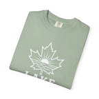 Lake Ontario T-Shirt — Retro Maple Leaf Sunset Graphic