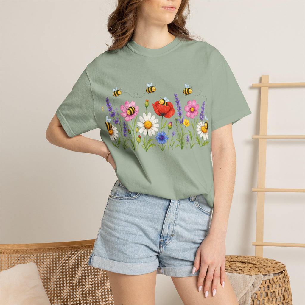Wildflower Bee Garden T-Shirt