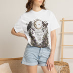 Whisper of the Wild T-Shirt — Moon, Raven & Mushroom Nature Graphic