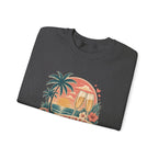 Honeymoon Mode Sweatshirt – Tropical Sunset Couples Crewneck