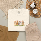 Bunny Row T‑Shirt — Cute Watercolor Rabbits Graphic Tee