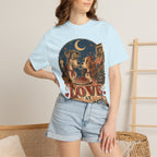 T-Shirt — "Love at First Bite" Vintage Pizza Date Dogs Tee