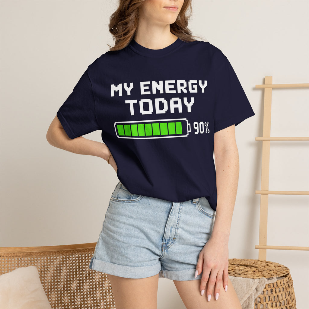 My Energy Today 90% Battery Graphic T-Shirt