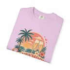 Honeymoon Mode T-Shirt — Tropical Sunset Couple Vacation Tee
