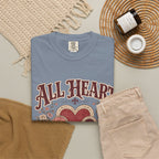 All Heart Vintage Floral Tee — "All Heart" Graphic T-Shirt