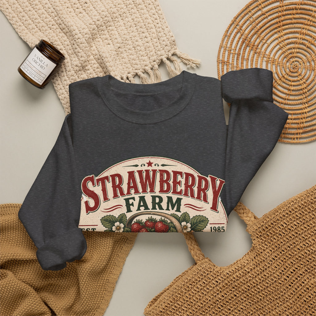 Strawberry Farm 'Picked With Love' Crewneck Sweatshirt
