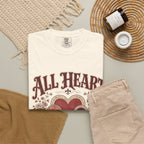 All Heart Vintage Floral Tee — "All Heart" Graphic T-Shirt