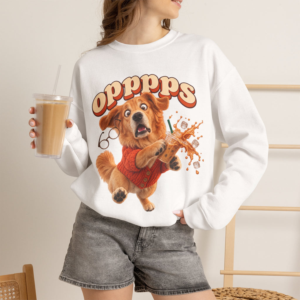 Oops! Puppy Mess Graphic Sweatshirt
