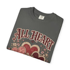 All Heart Vintage Floral Tee — "All Heart" Graphic T-Shirt