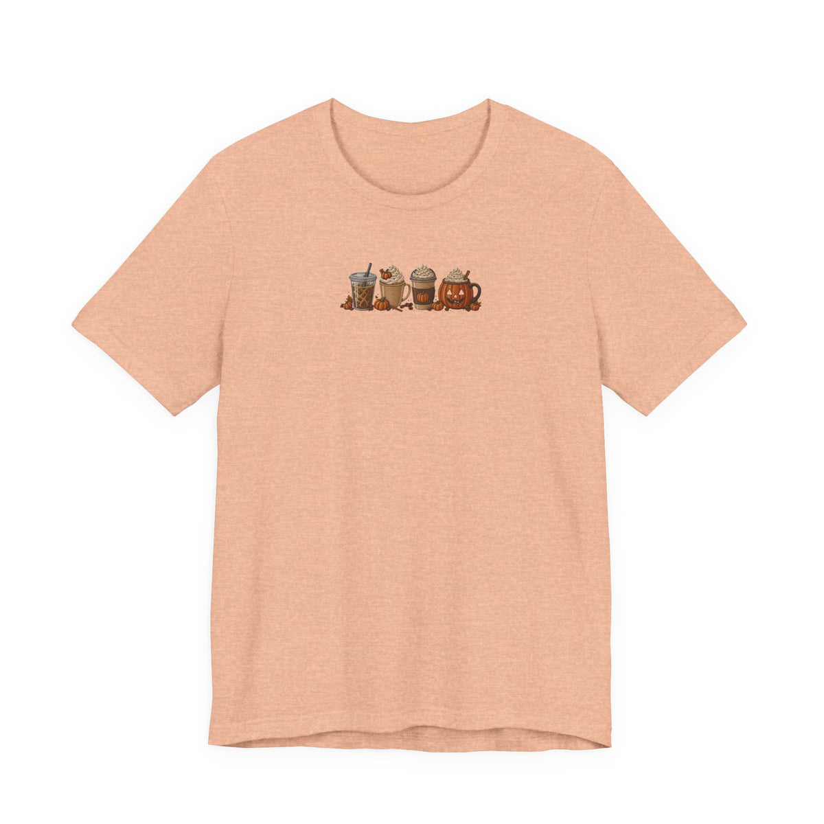 Coffee Crew Cute Graphic Tee — Espresso, Latte & Mocha Cartoon Shirt