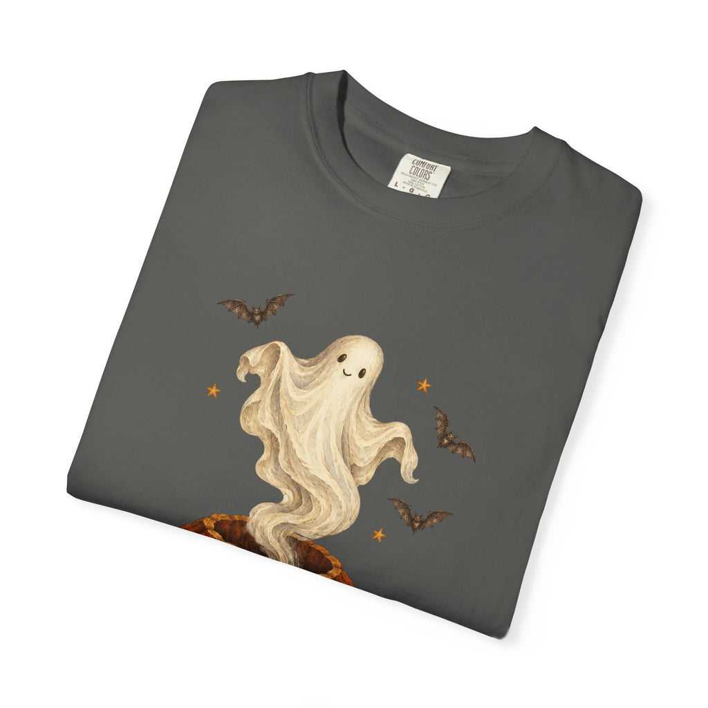 Halloween Ghost in Jack-O'-Lantern T-Shirt