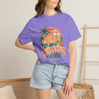 Honeymoon Mode T-Shirt — Tropical Sunset Couple Vacation Tee