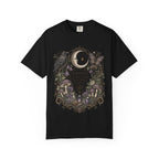 Whisper of the Wild T-Shirt — Moon, Raven & Mushroom Nature Graphic