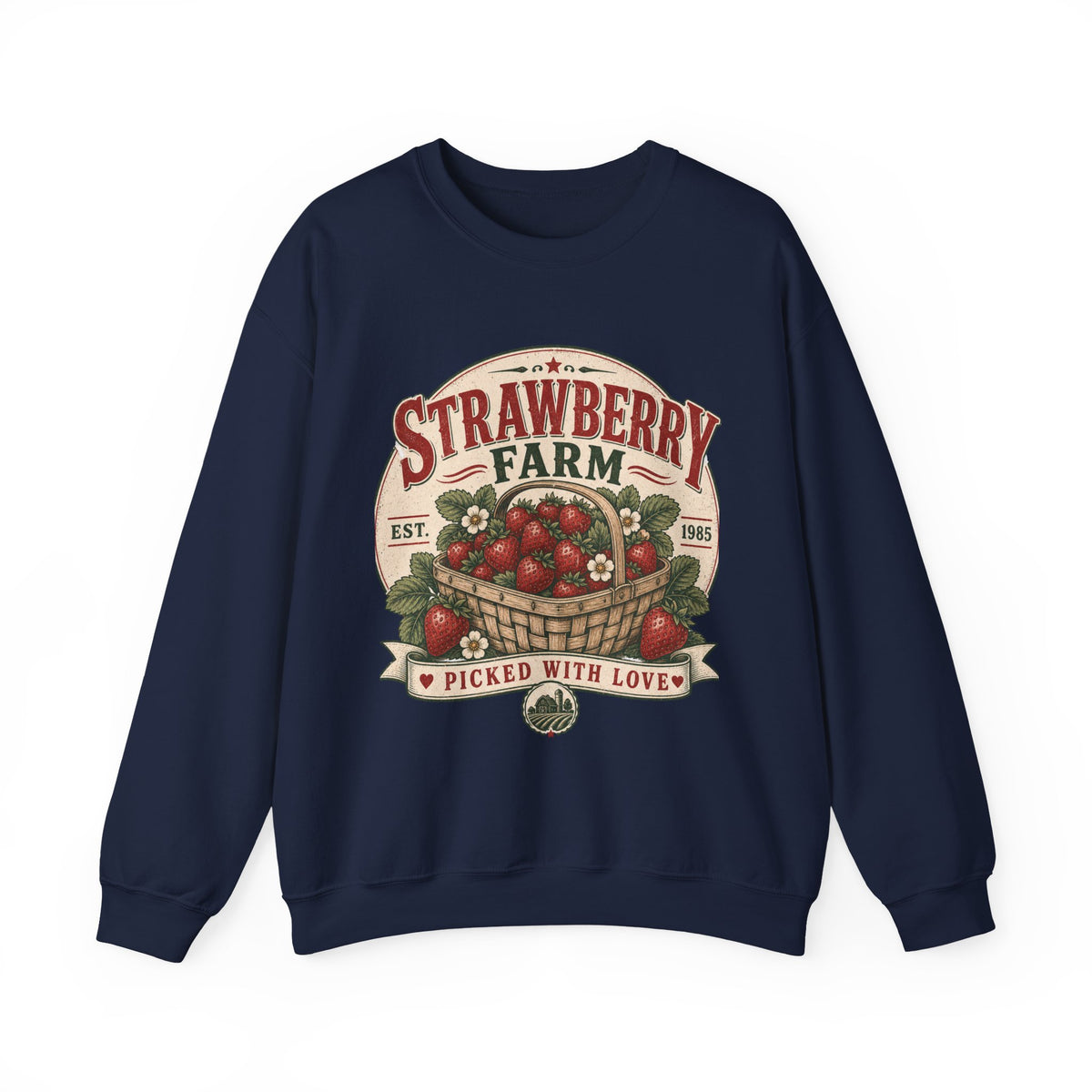 Strawberry Farm 'Picked With Love' Crewneck Sweatshirt