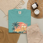 Honeymoon Mode T-Shirt — Tropical Sunset Couple Vacation Tee