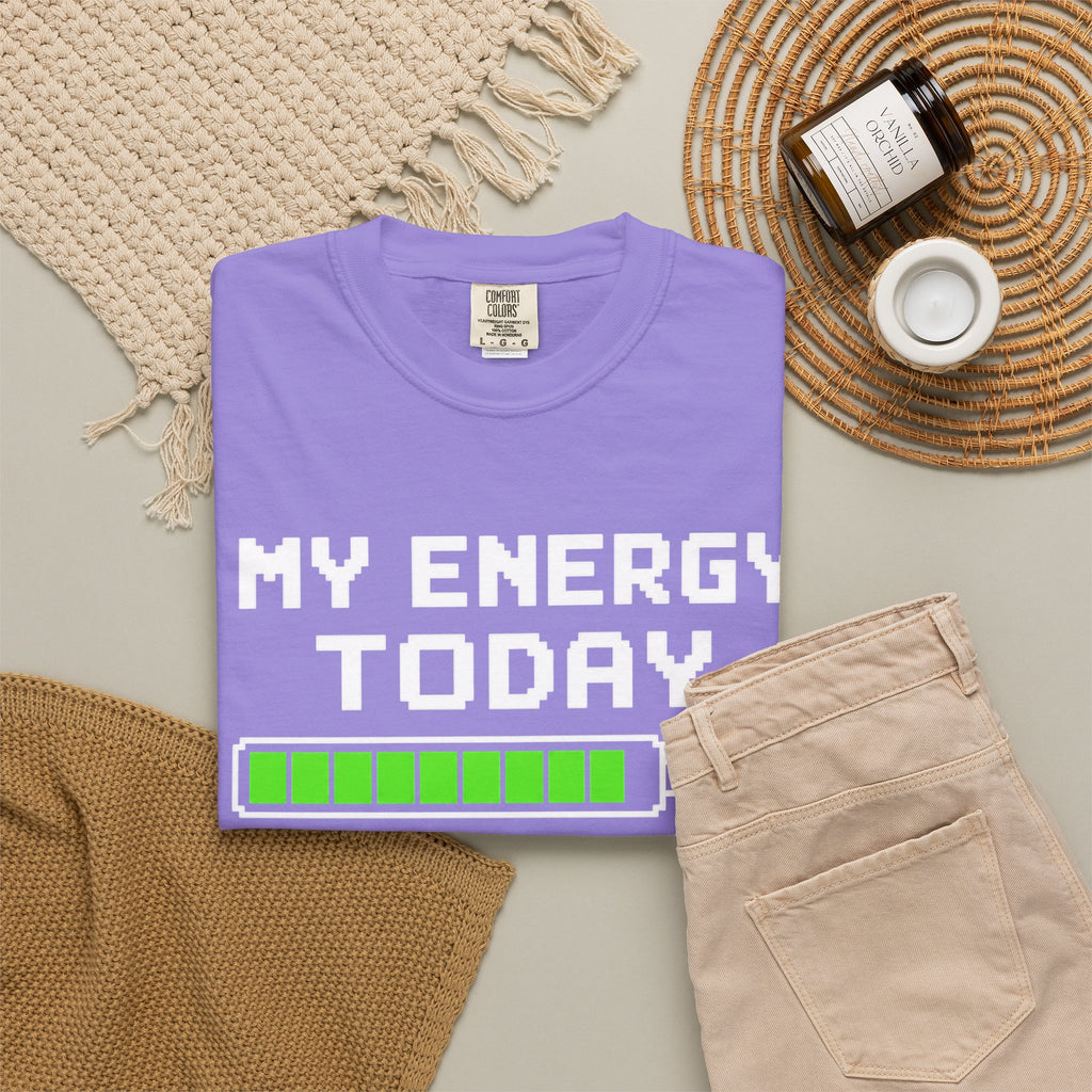 My Energy Today 90% Battery Graphic T-Shirt