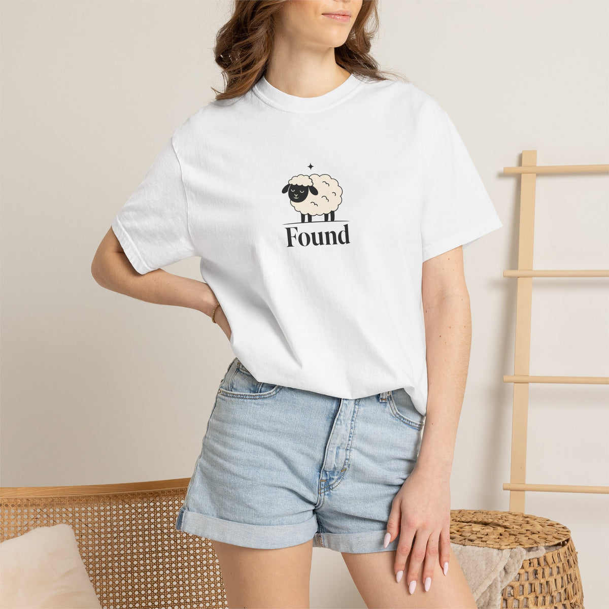 Found Sheep T-Shirt — Cute Cartoon Sheep Graphic Tee