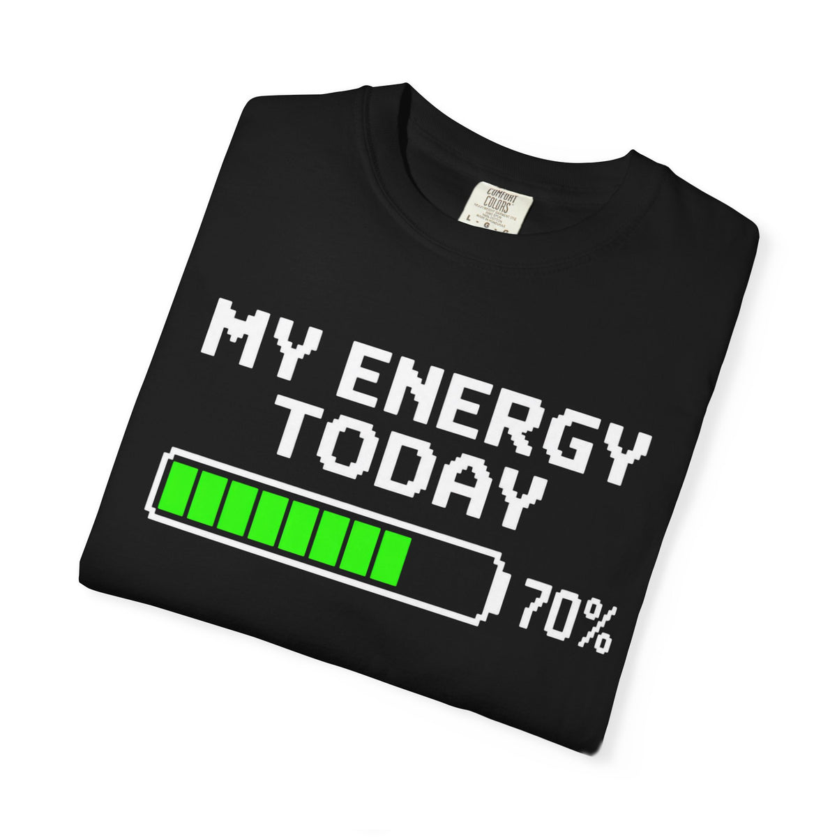 Loading Bar T-Shirt — Minimal Neon Green Progress Graphic Tee