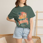Honeymoon Mode T-Shirt — Tropical Sunset Couple Vacation Tee