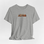 Coffee Crew Cute Graphic Tee — Espresso, Latte & Mocha Cartoon Shirt