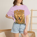 Golden Days Golden Retriever T-Shirt — "Good Dog • Good Life" Vintage Floral Tee