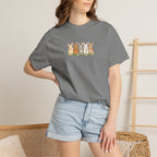Bunny Row T‑Shirt — Cute Watercolor Rabbits Graphic Tee