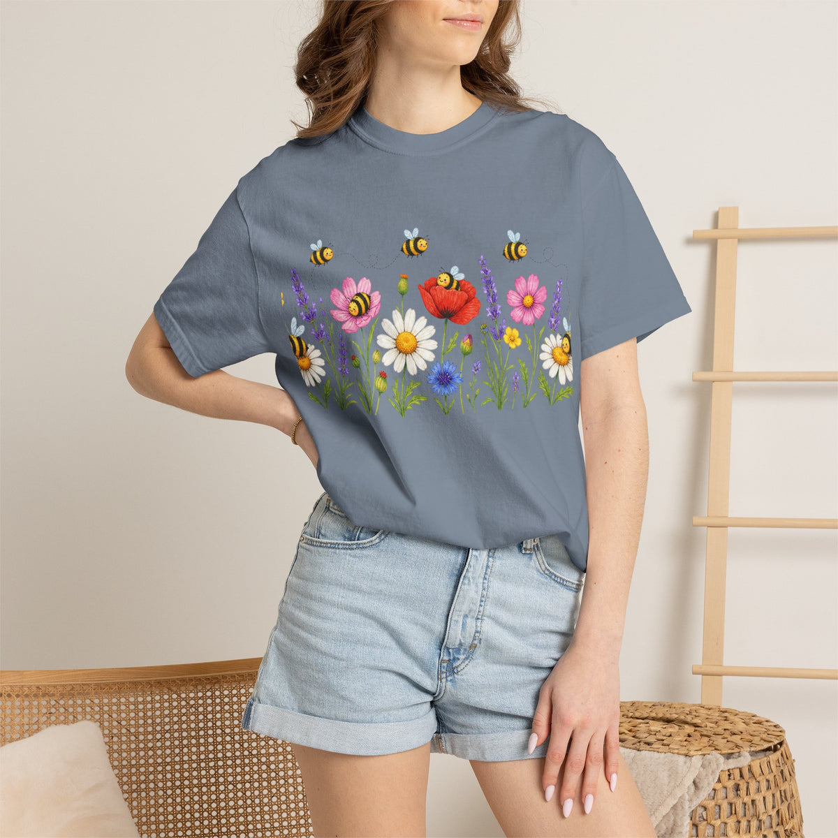 Wildflower Bee Garden T-Shirt