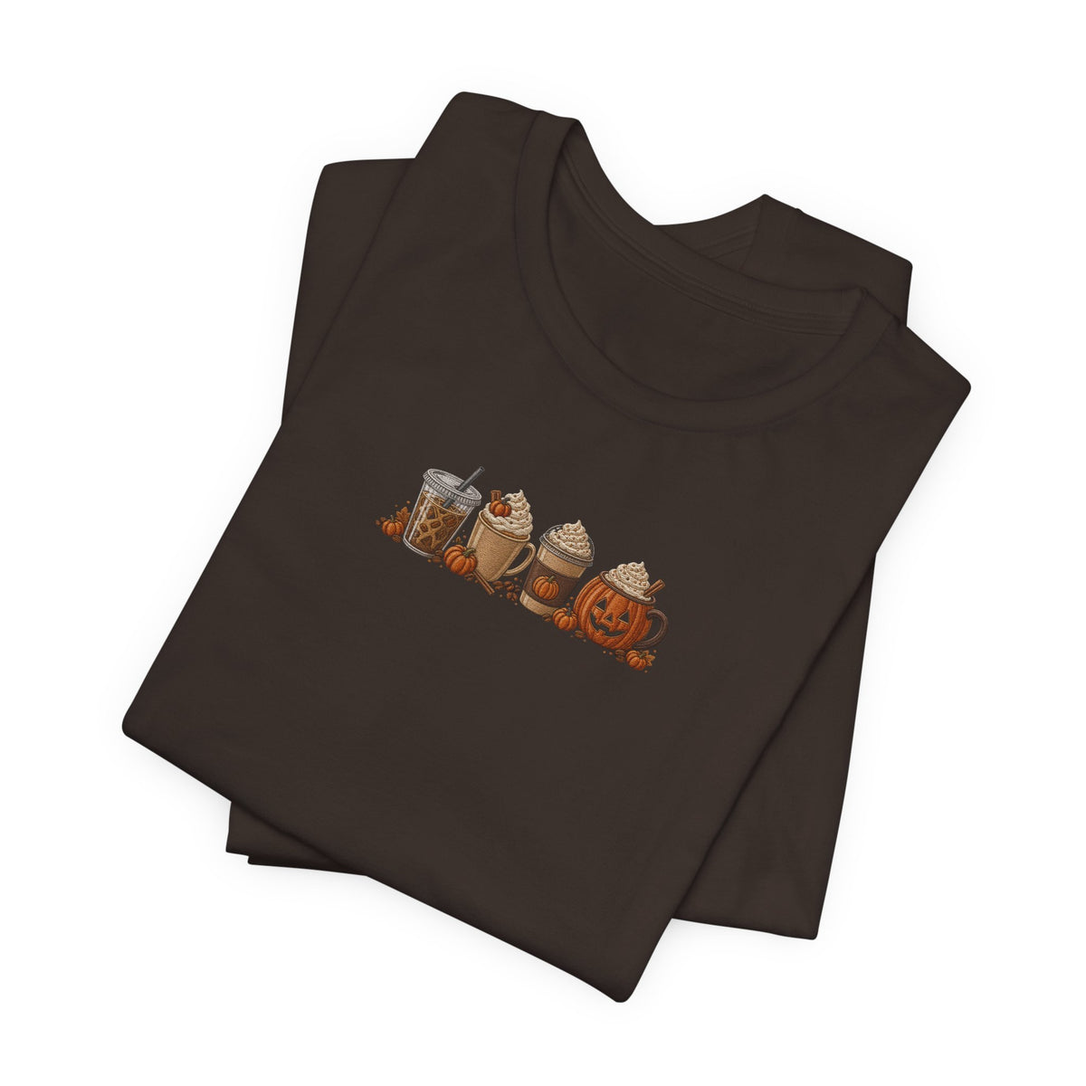 Coffee Crew Cute Graphic Tee — Espresso, Latte & Mocha Cartoon Shirt