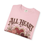 All Heart Vintage Floral Tee — "All Heart" Graphic T-Shirt