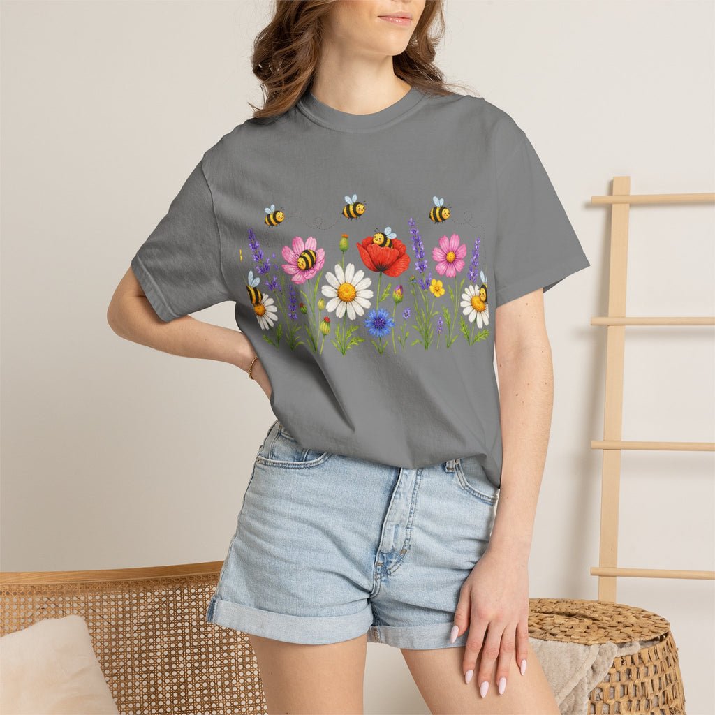 Wildflower Bee Garden T-Shirt