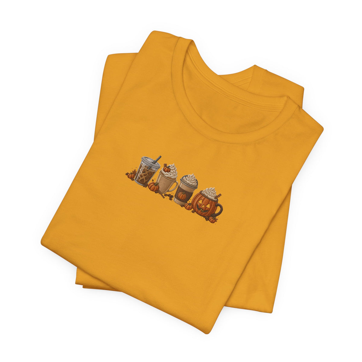 Coffee Crew Cute Graphic Tee — Espresso, Latte & Mocha Cartoon Shirt