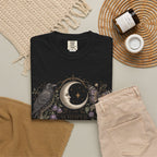 Whisper of the Wild T-Shirt — Moon, Raven & Mushroom Nature Graphic