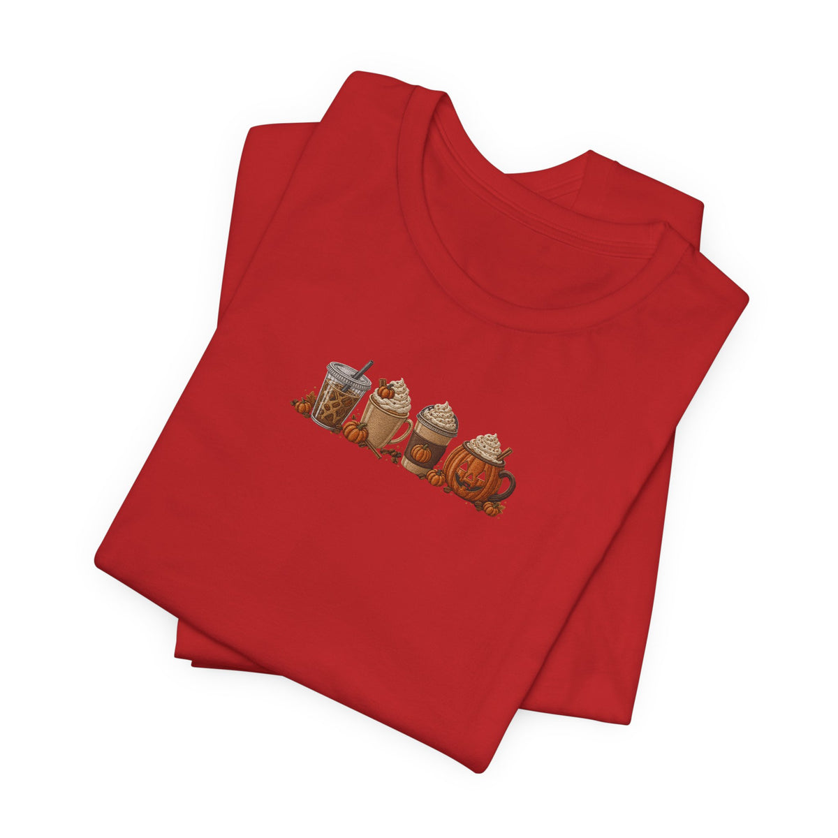 Coffee Crew Cute Graphic Tee — Espresso, Latte & Mocha Cartoon Shirt