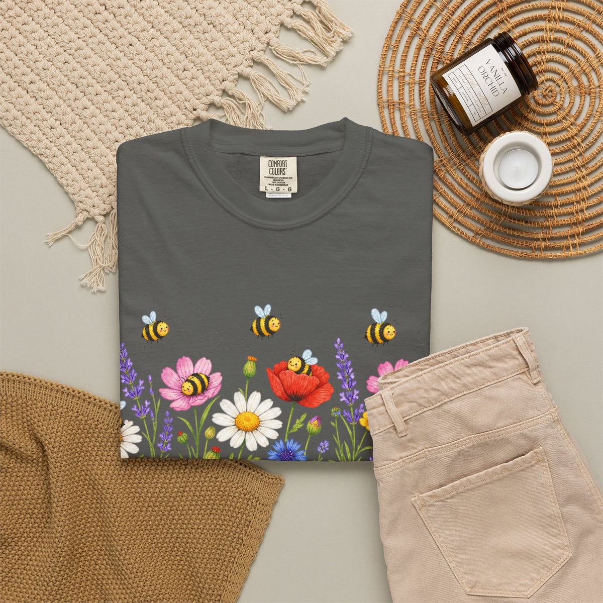 Wildflower Bee Garden T-Shirt