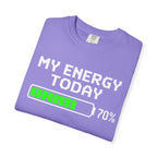 Loading Bar T-Shirt — Minimal Neon Green Progress Graphic Tee